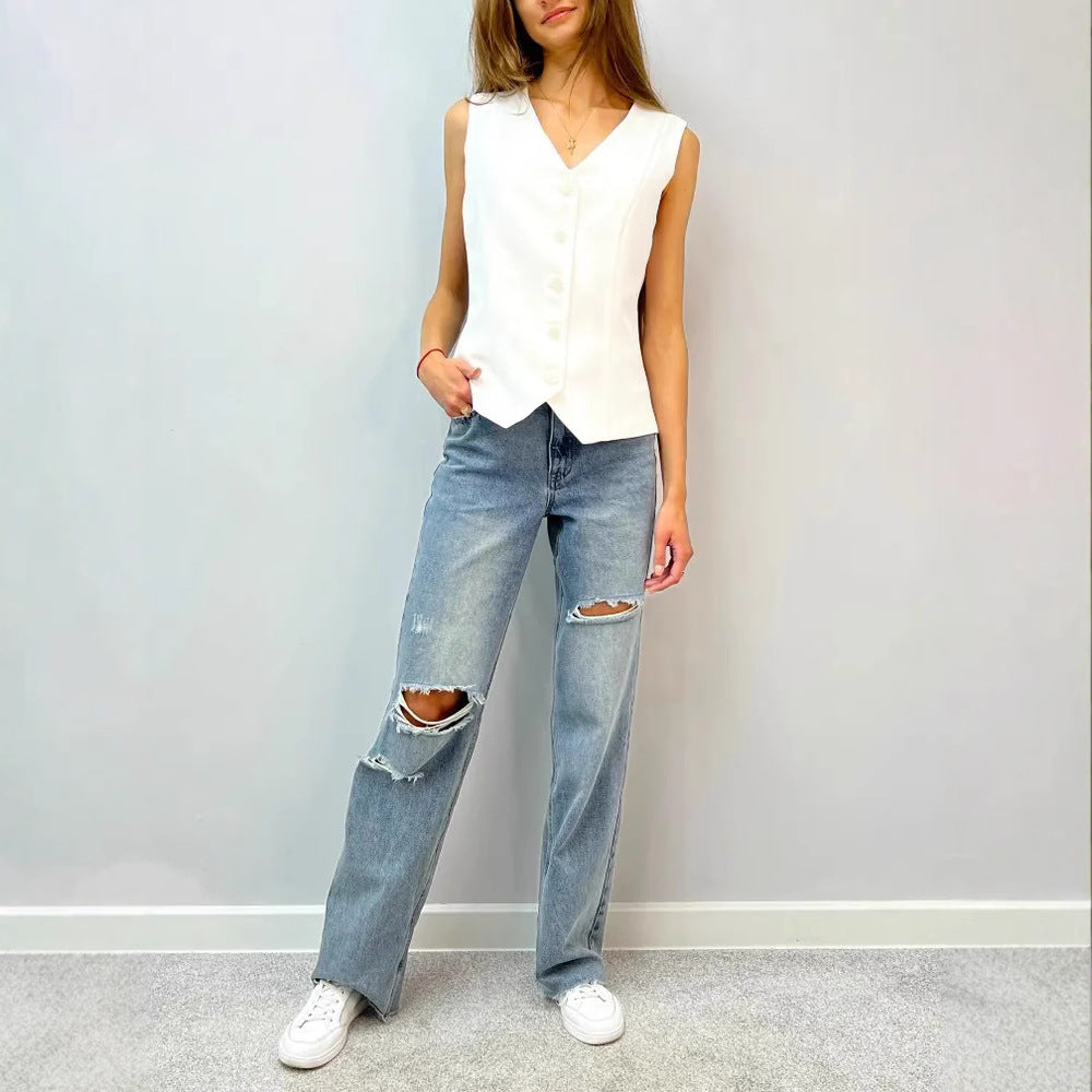 Women's Tailored Elegant Vest Ivyshape