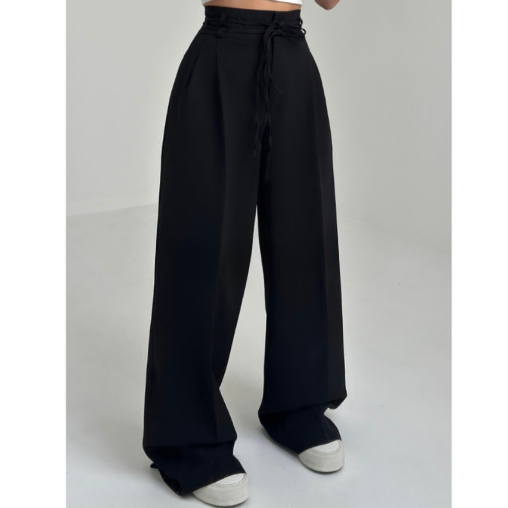 Women's Pleated High-Waisted Pants Ivyshape