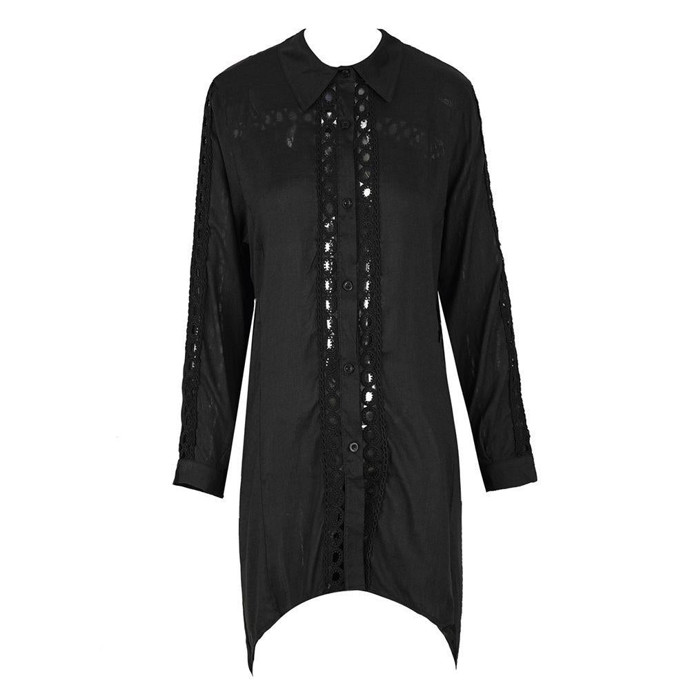 Women’s Beach Robe with Elegant Crochet Embellishments Ivyshape
