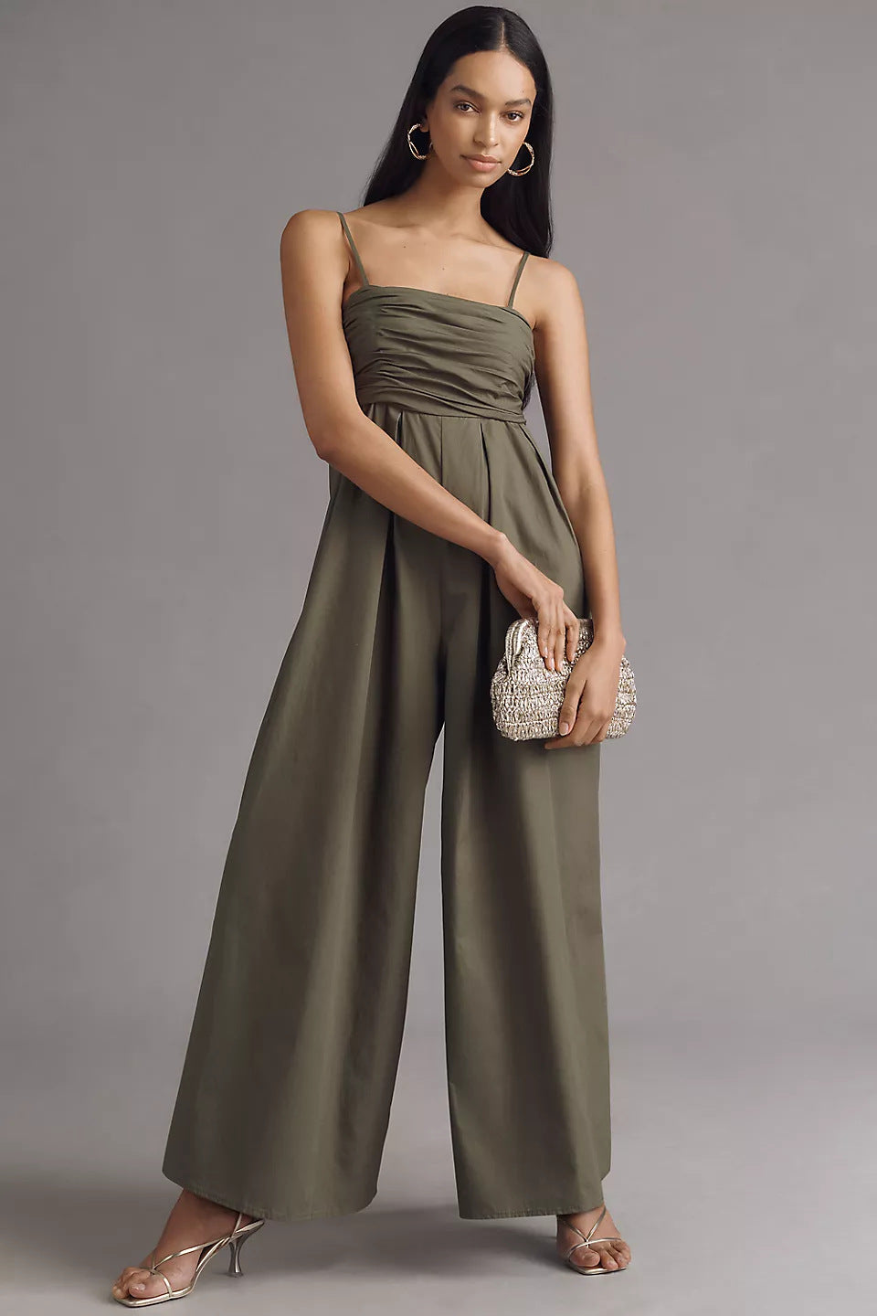 Women Elegant Flower Maxi Jumpsuit Ivyshape