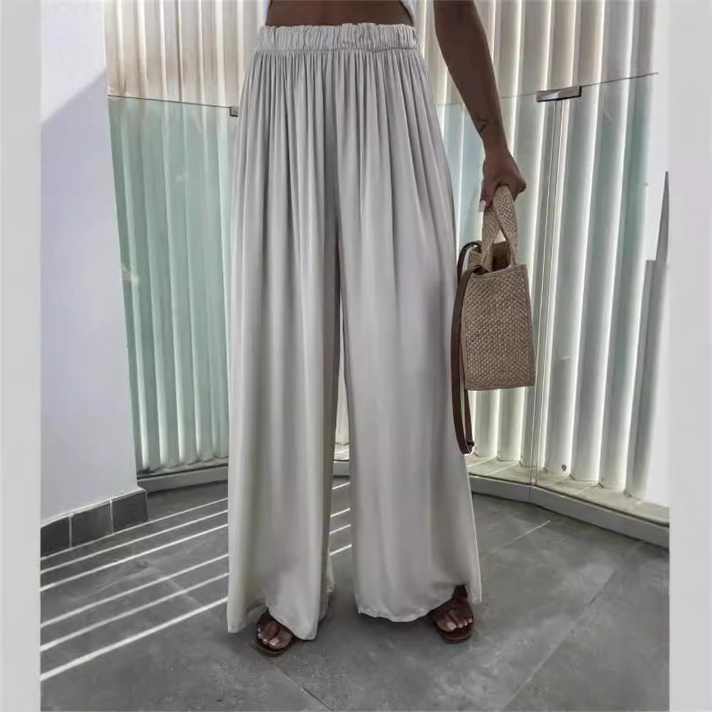 Women's flowing wide pants Ivyshape