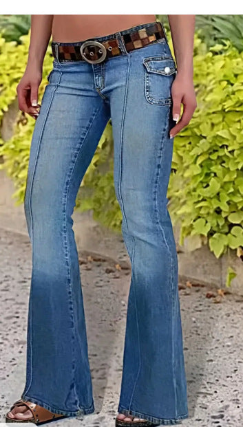 Women's Loose-Fit Denim Pants Ivyshape