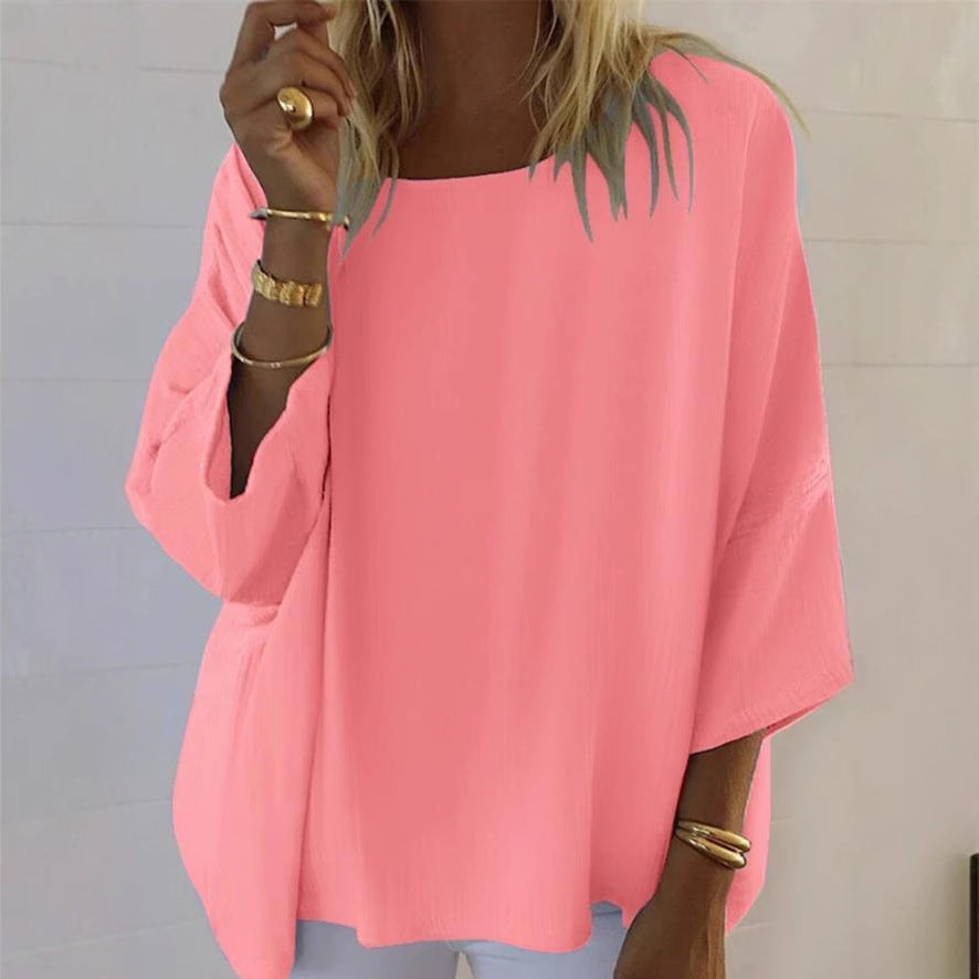 Women Light Batwing Blouse Ivyshape