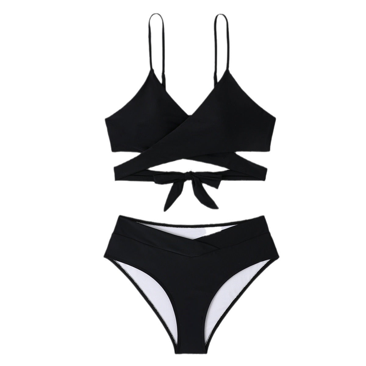 Women’s bikini set with wrap top and high waist Ivyshape