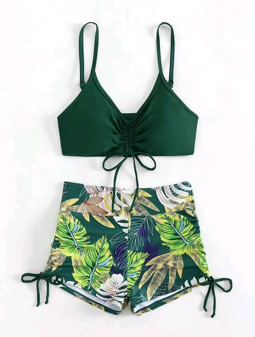 Women's bikini set with adjustable top and trendy shorts Ivyshape