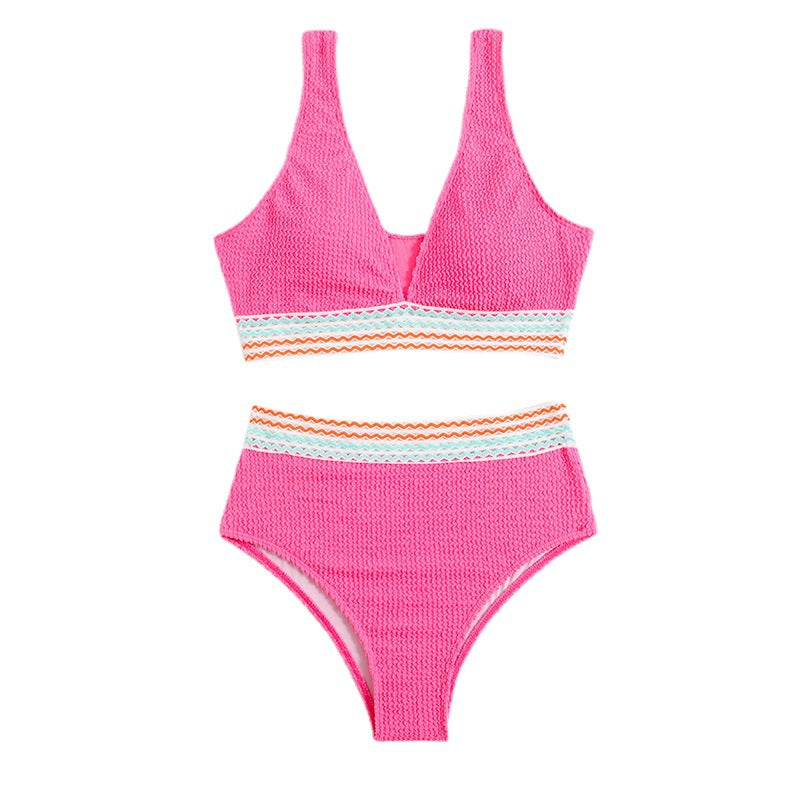 Women's High-Cut Bikini Set with Mesh Details Ivyshape