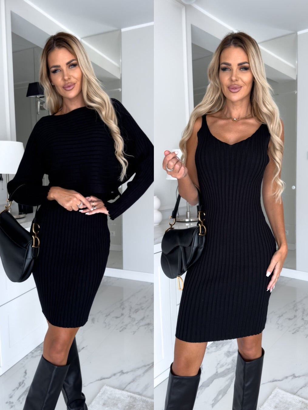 Women's Ribbed Bodycon Dress Ivyshape