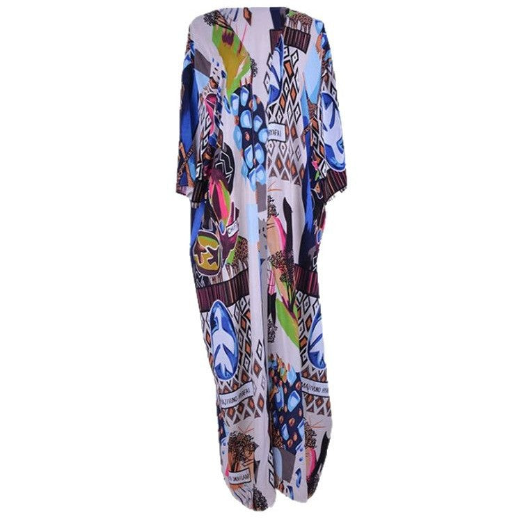 Ladies Fashion Long Kimono Ivyshape