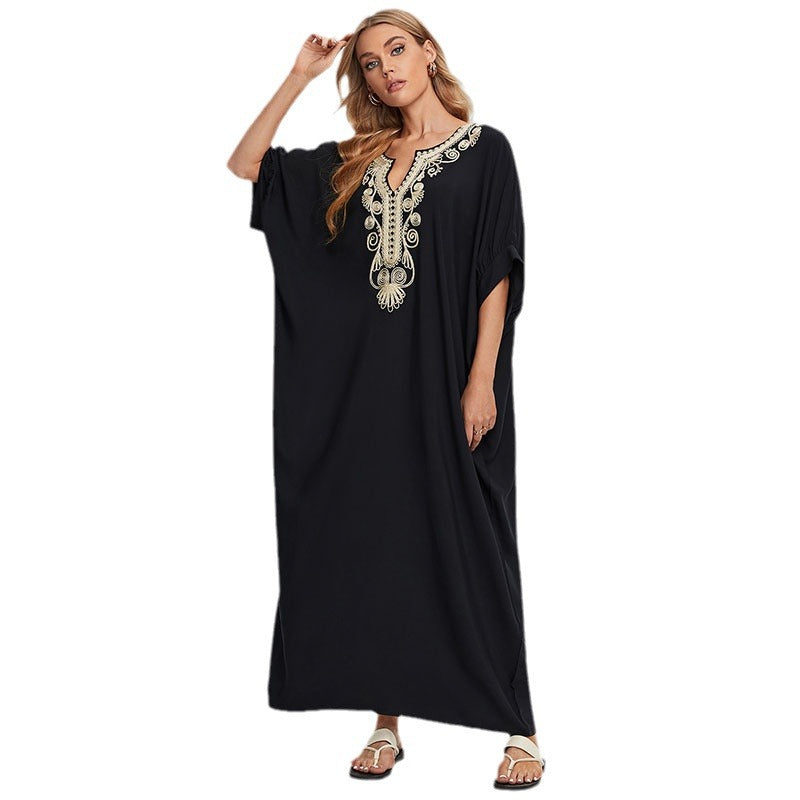 Ladies Elegant Kaftan with elaborate embroideries Ivyshape