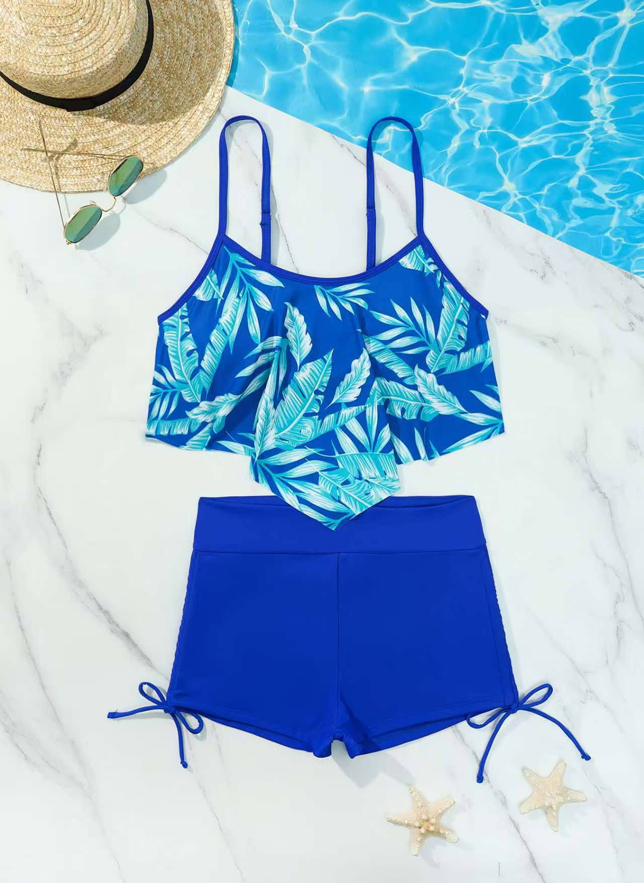 Women Sporty Crop Top and Shorts Set Ivyshape