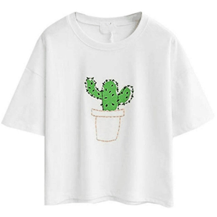 Women’s Casual Graphic T-Shirt Ivyshape