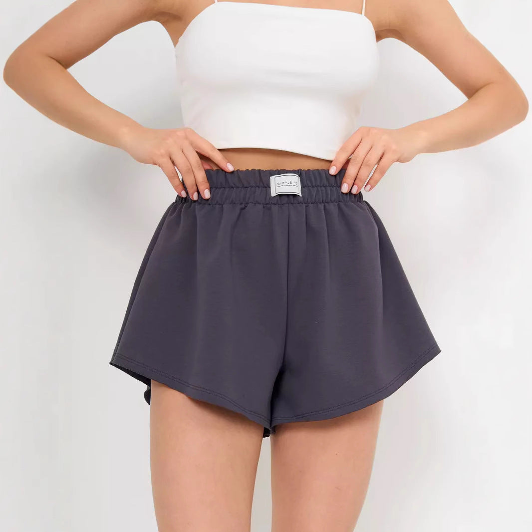 Women's High-Waisted Loose-Fitting Lounge Shorts Ivyshape