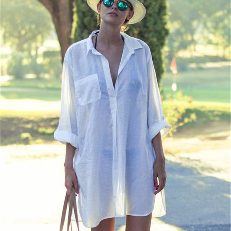 Women airy beach shirt - Wonder Ivyshape