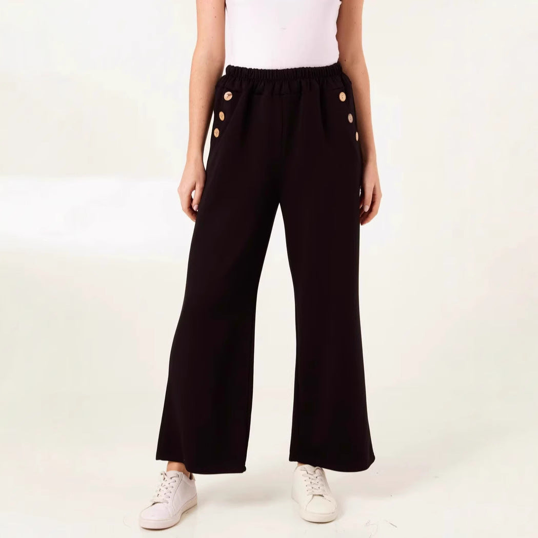 Women high-waisted wide pants Ivyshape