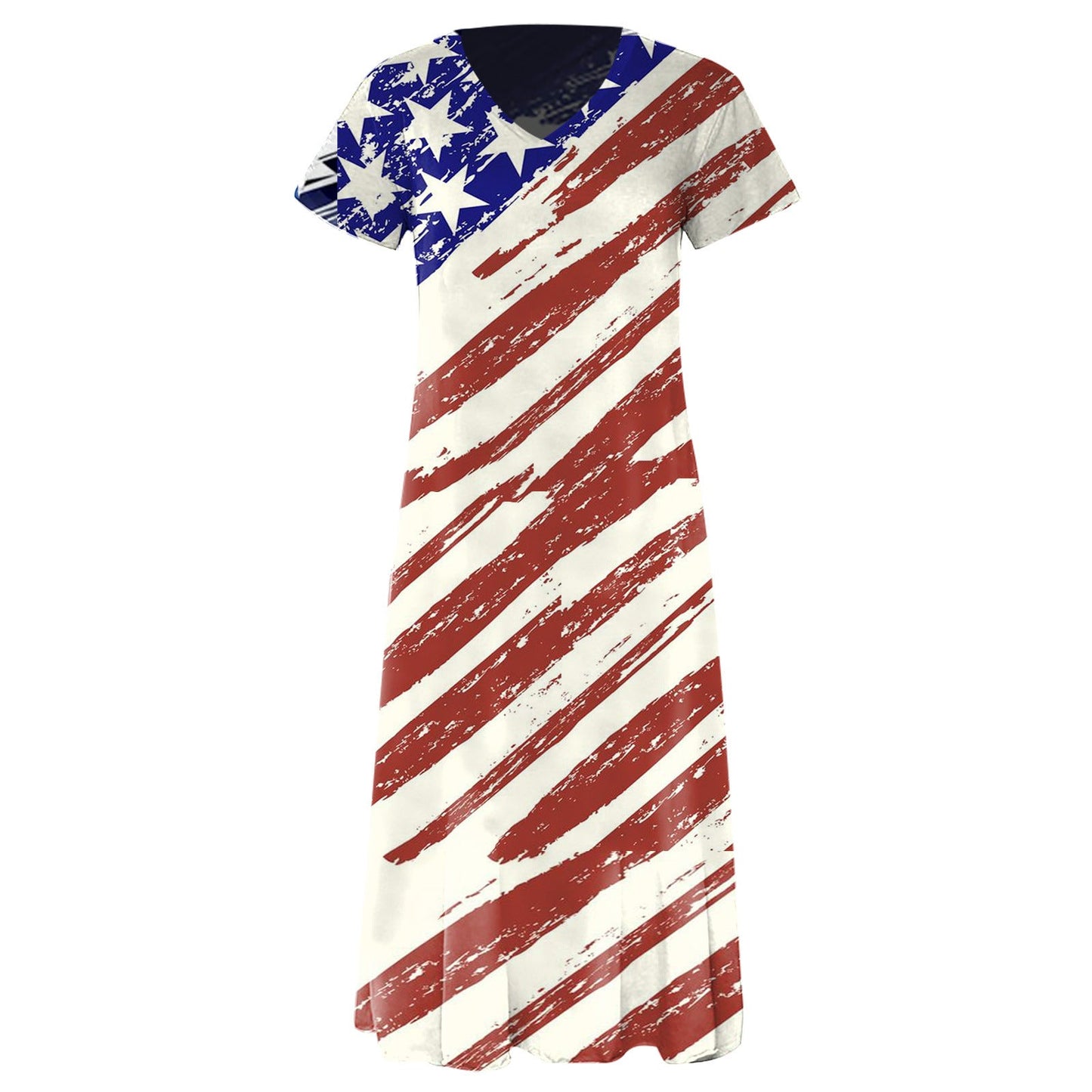 Ladies Graphic Maxi Dress Ivyshape