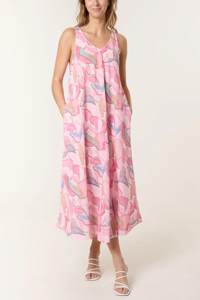 Women's art-inspired maxi dress Ivyshape