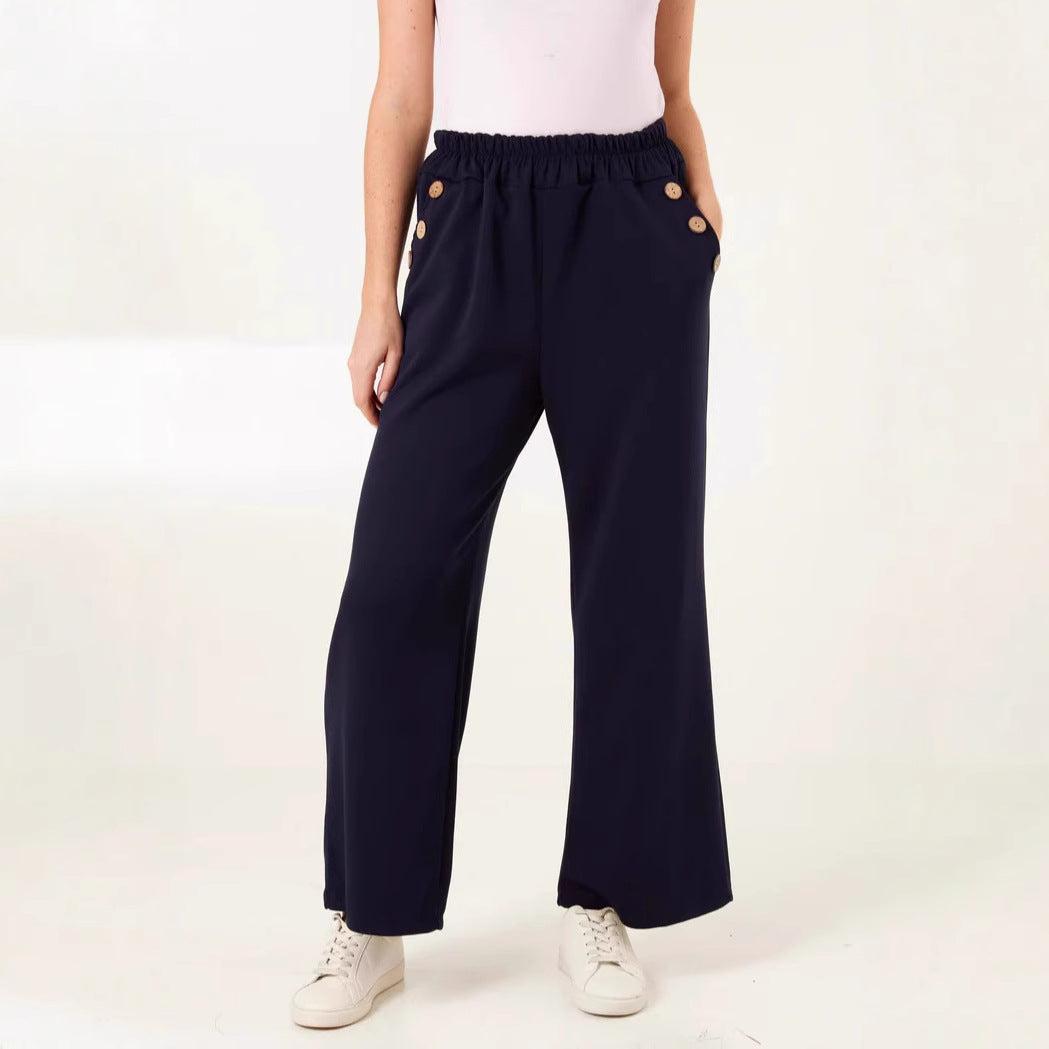 Women high-waisted wide pants Ivyshape