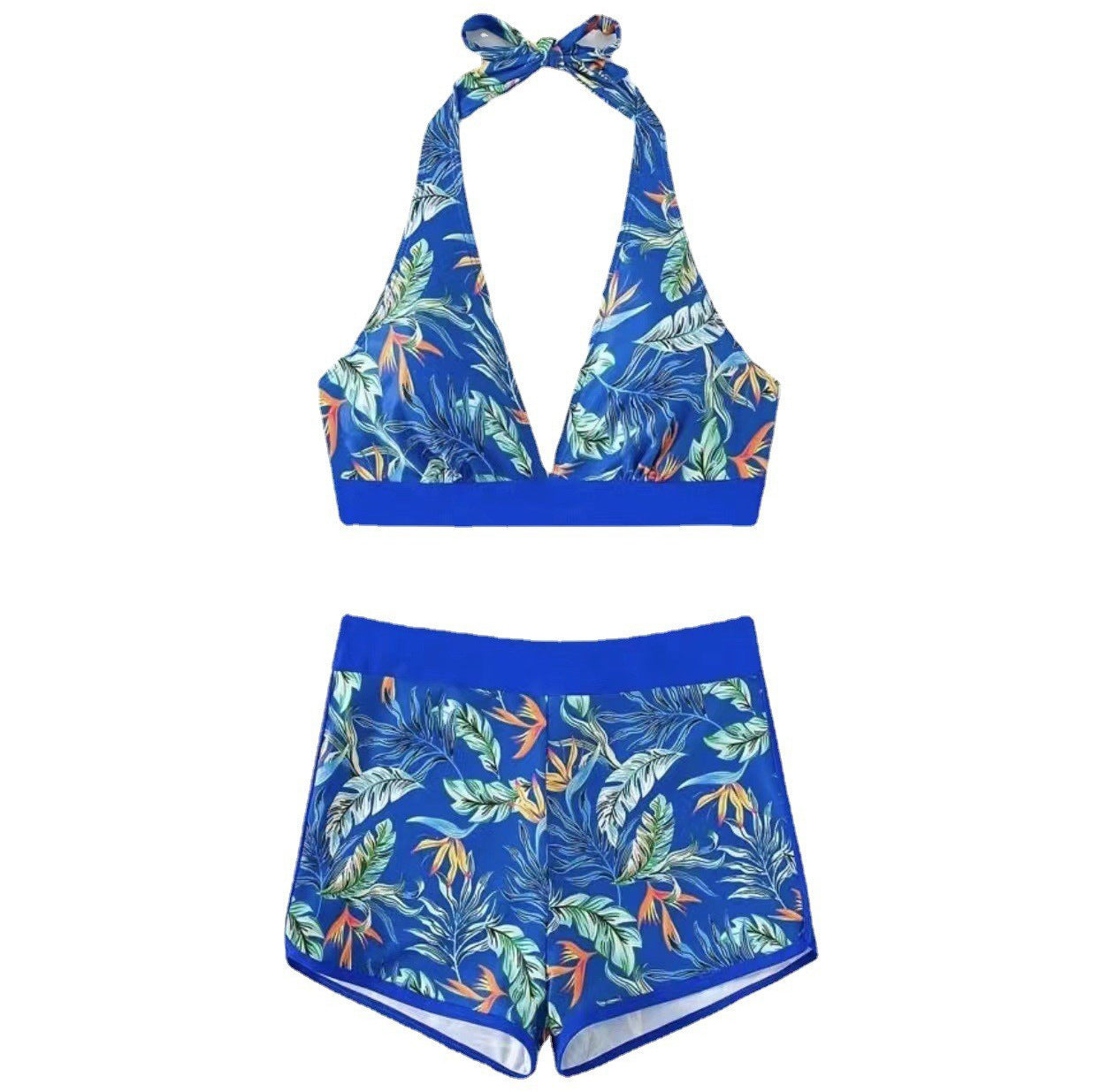 Women's Sport Bikini Set with Floral Design and Adjustable Straps Ivyshape