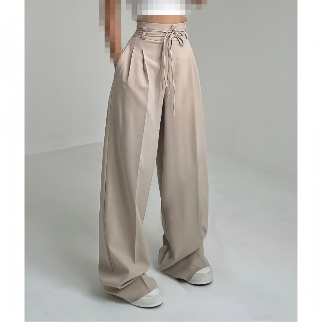 Women's Pleated High-Waisted Pants Ivyshape