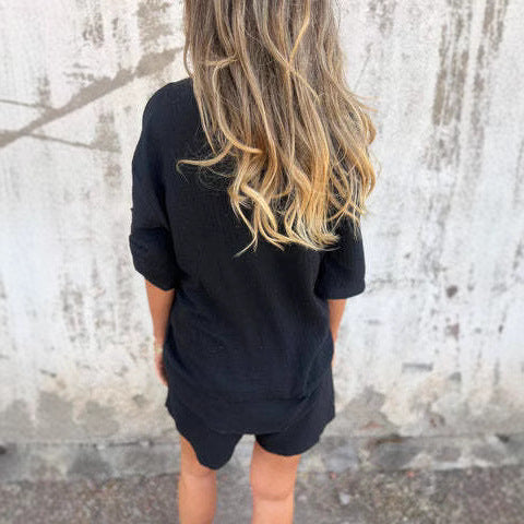 Women's Leisure Button-Up Overall Ivyshape