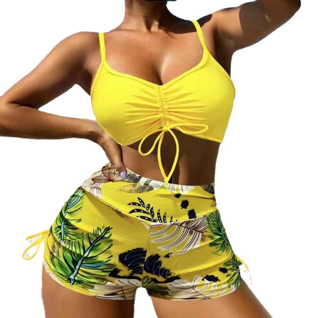 Women's bikini set with adjustable top and trendy shorts Ivyshape