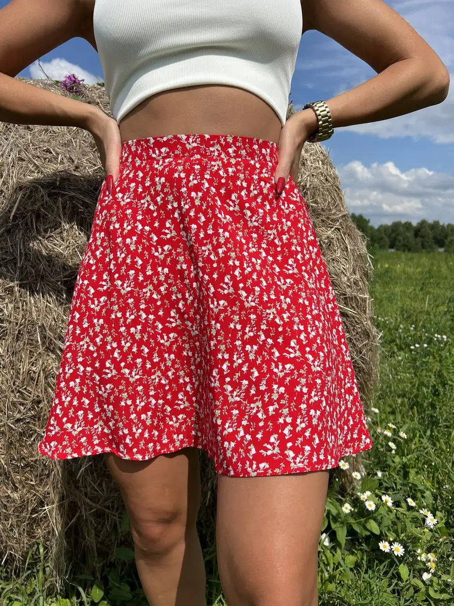 Women's High-Waisted Leopard Print Shorts Ivyshape