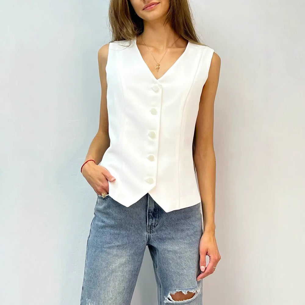 Women's Tailored Elegant Vest Ivyshape