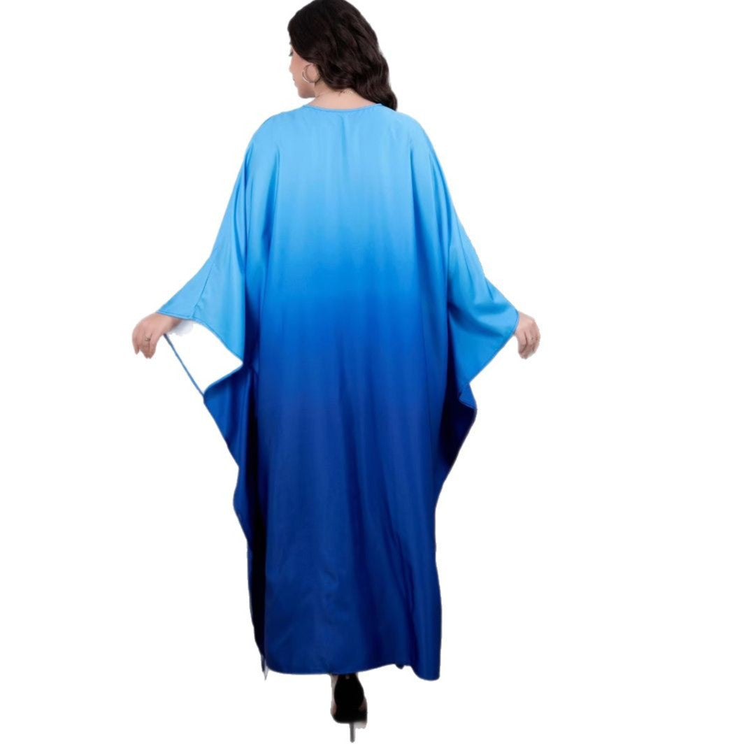 Women Flowing Ombre Maxi Kaftan Ivyshape