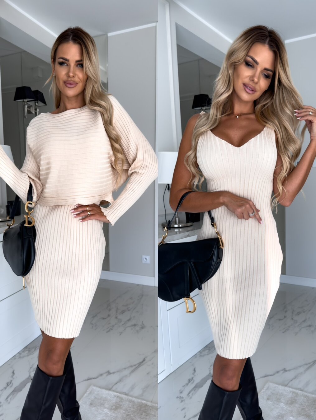 Women's Ribbed Bodycon Dress Ivyshape