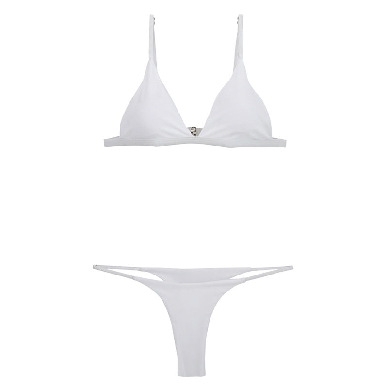 Women's triangle bikini with adjustable straps and elegant design Ivyshape