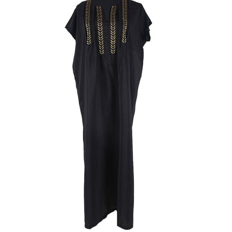 Women’s maxi dress with elegant embroidery design Ivyshape