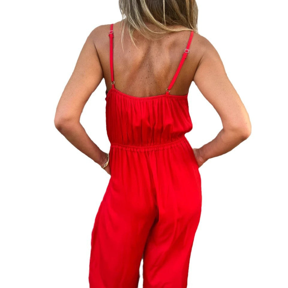 Women Bohemian Style Relaxed Jumpsuit Ivyshape