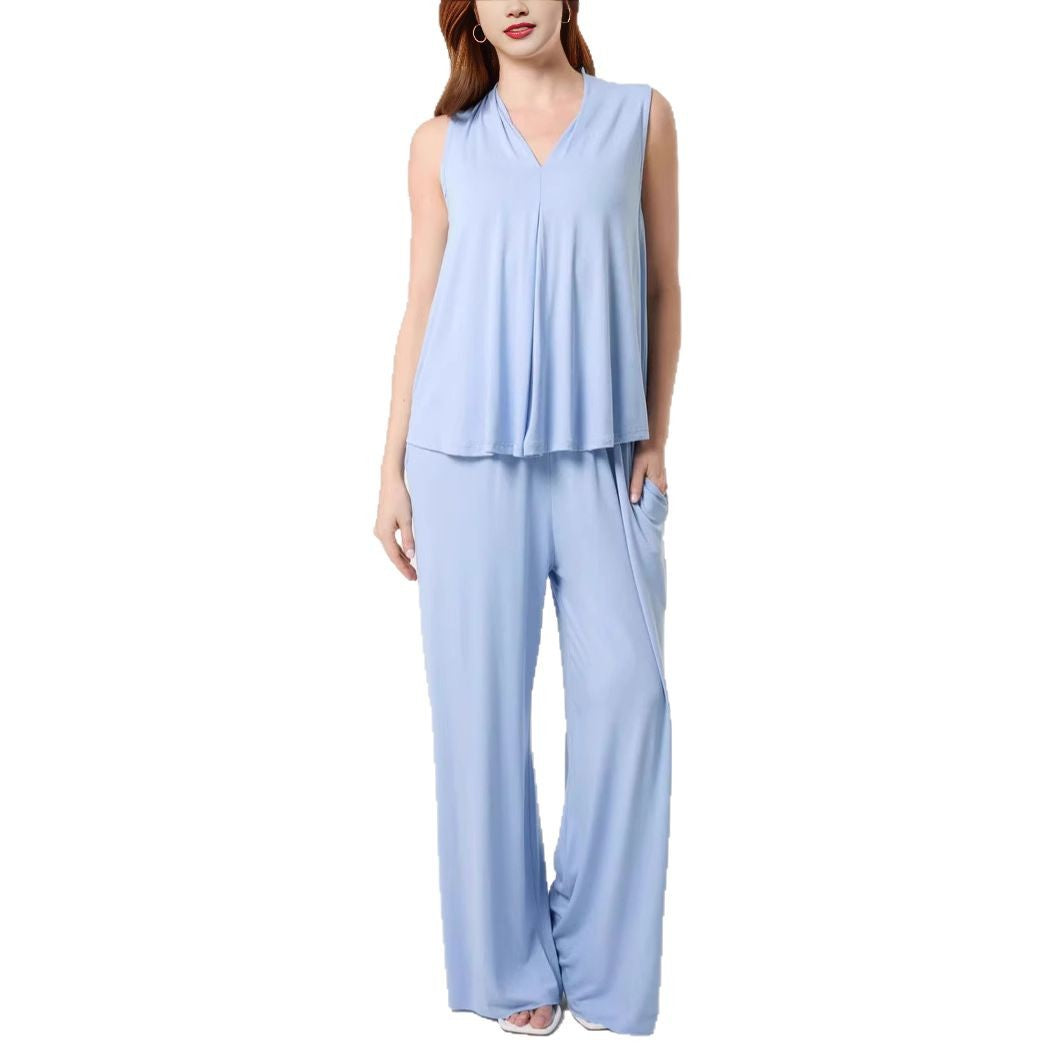 Women's Flowing Sleeveless Jumpsuit Ivyshape