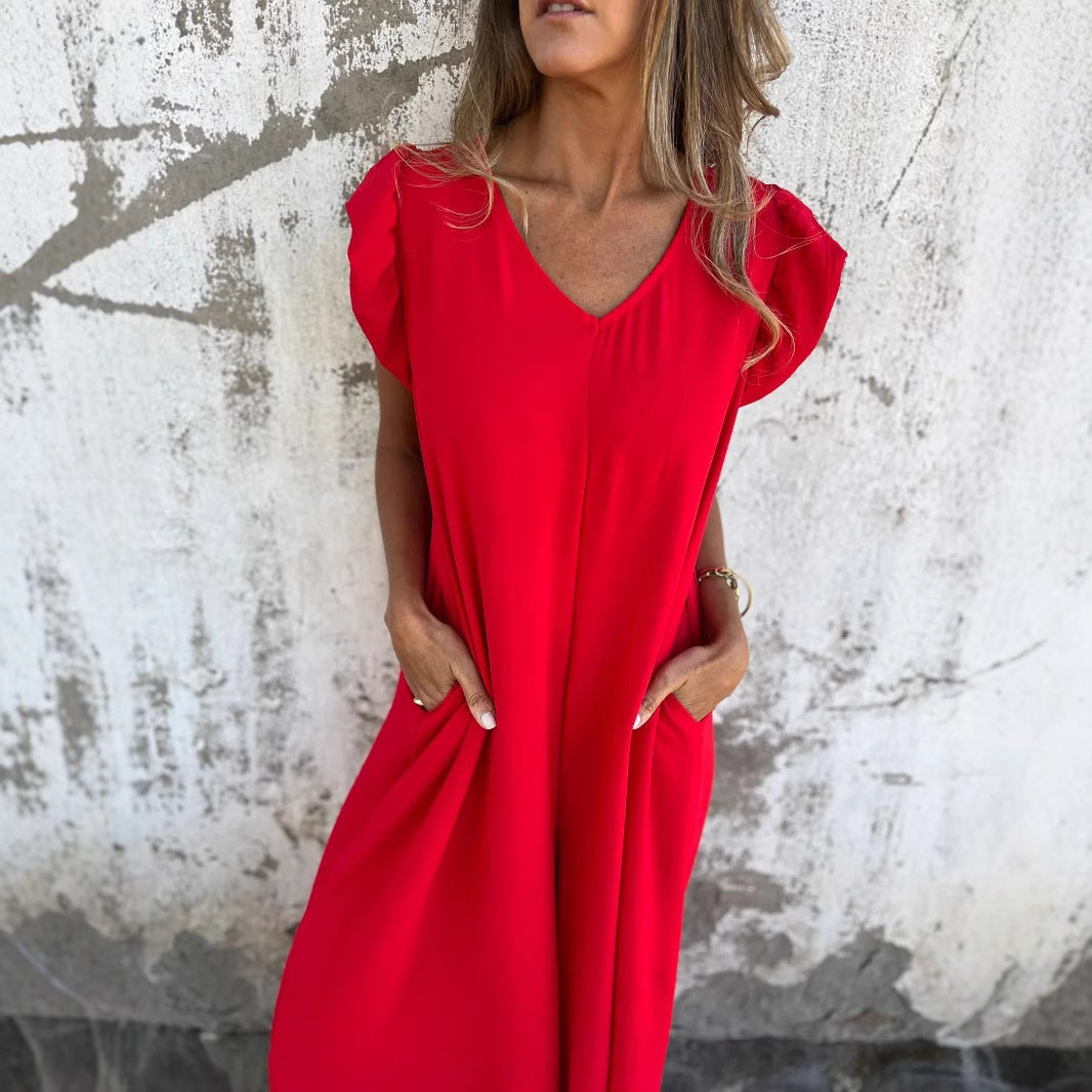 Ladies Animal Print Maxi Dress Ivyshape