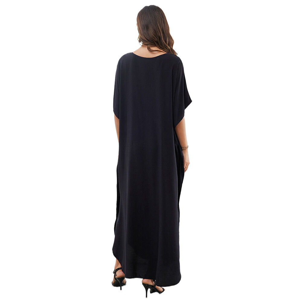 Women's maxi dress with elegant peacock fashion Ivyshape