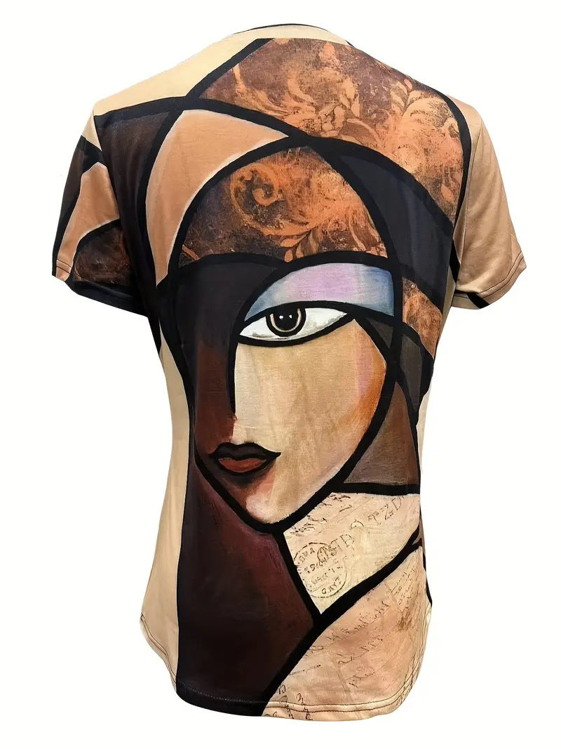 Women's Artistic Graphic T-Shirt Ivyshape