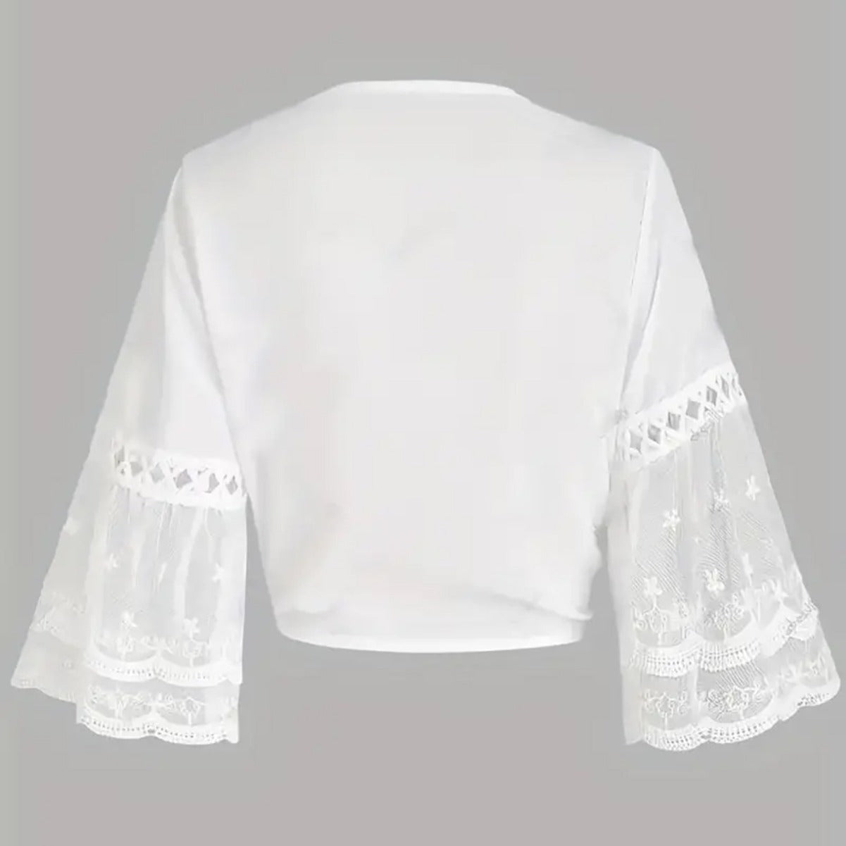 Ladies airy lace summer jacket Ivyshape