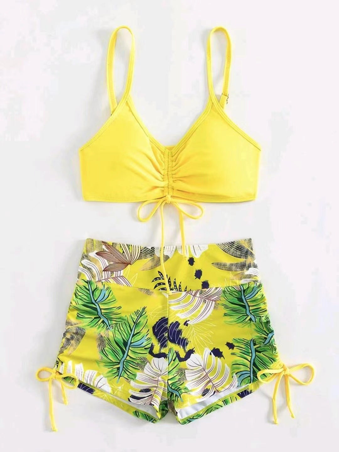 Women's bikini set with adjustable top and trendy shorts Ivyshape
