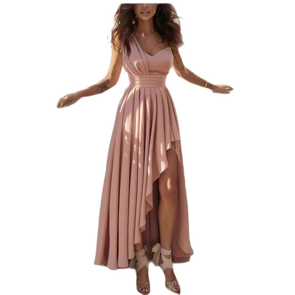 Elegant High-Low Maxi Dress for Women Ivyshape