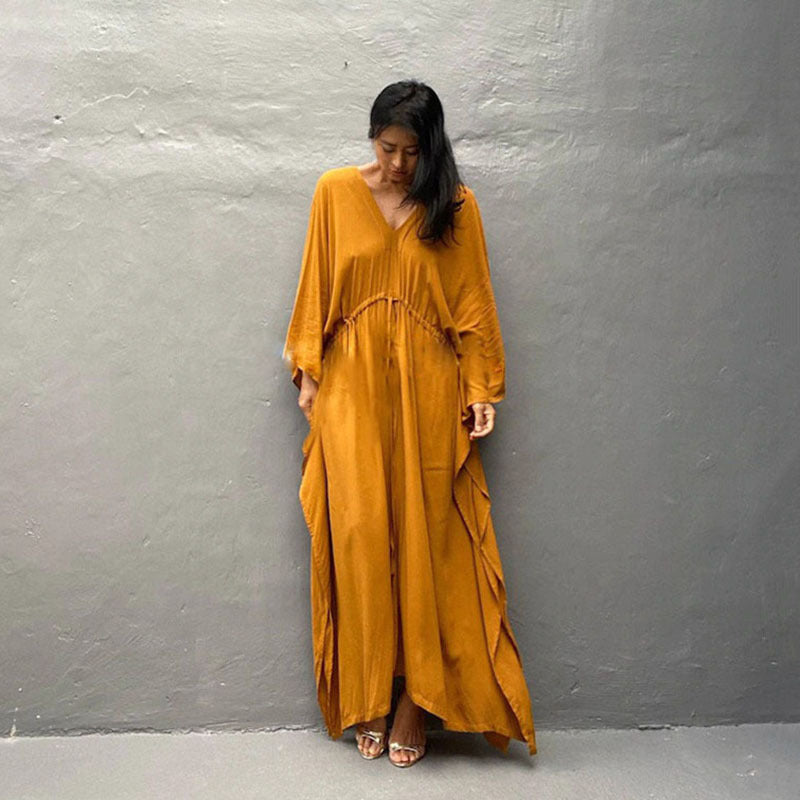 Ladies Maxi Beach Dress Ivyshape