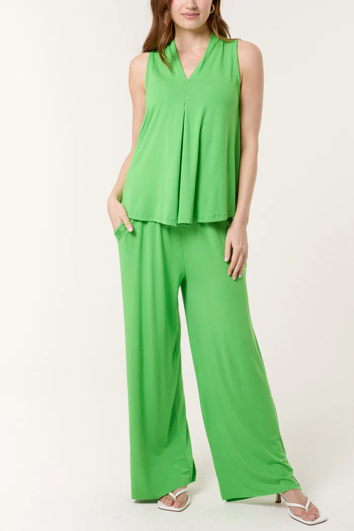 Women's Flowing Sleeveless Jumpsuit Ivyshape