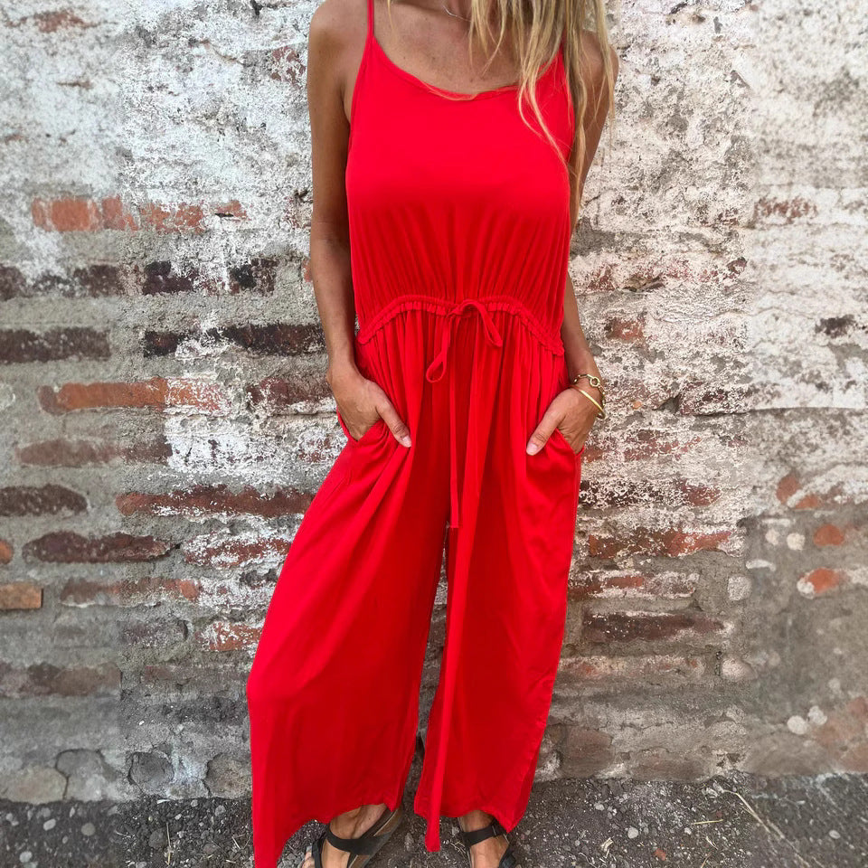 Women Bohemian Style Relaxed Jumpsuit Ivyshape