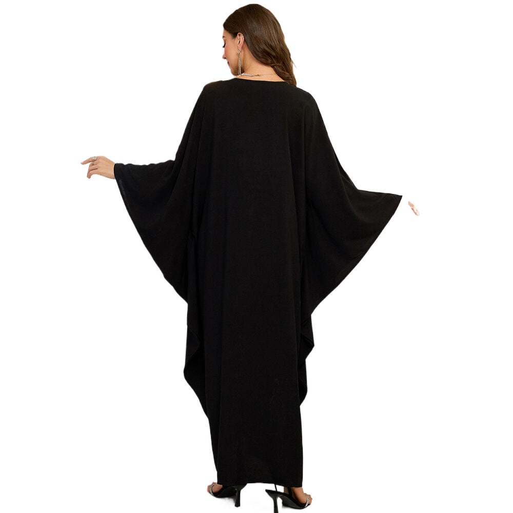 Women Elegant Caftan with Artistic Embroidery Design Ivyshape