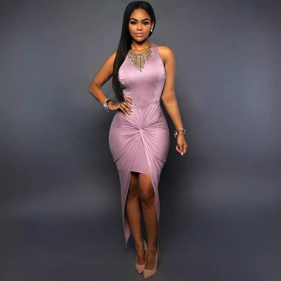 Women's Chic High-Slit Bodycon Dress Ivyshape