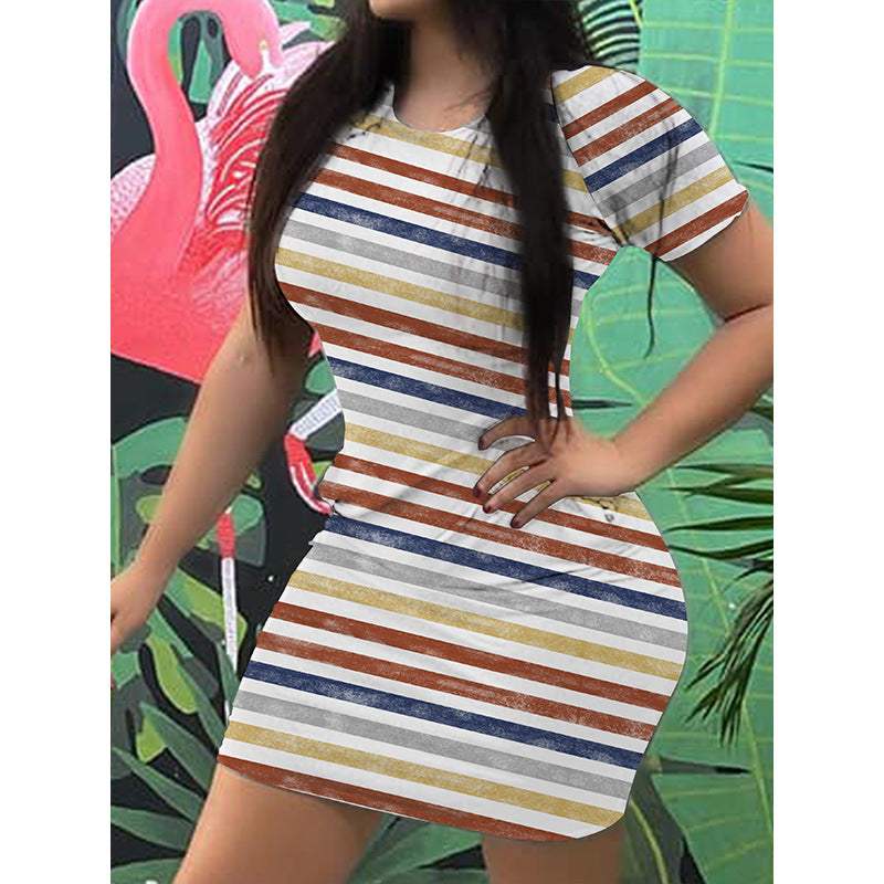 Women's Casual Beach Dress with Side Pockets Ivyshape