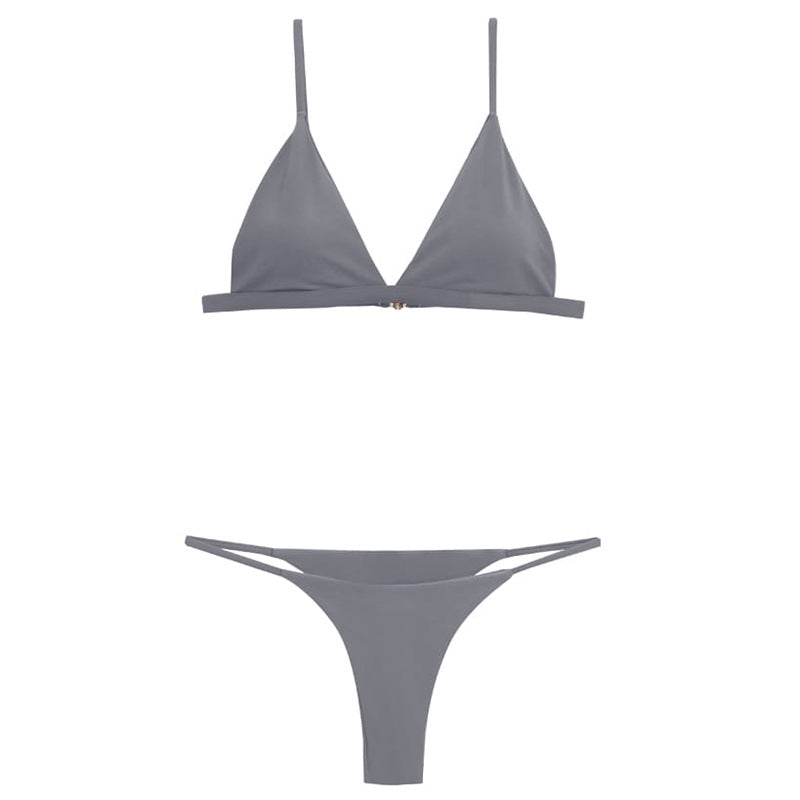 Women's triangle bikini with adjustable straps and elegant design Ivyshape