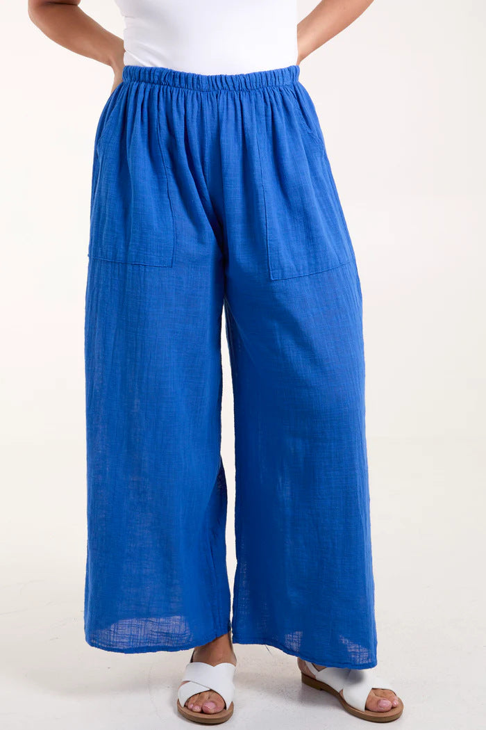 Women Lightweight Loose Linen Pants Ivyshape