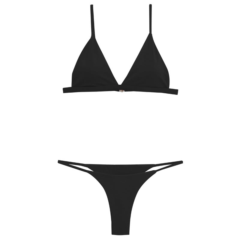 Women's triangle bikini with adjustable straps and elegant design Ivyshape
