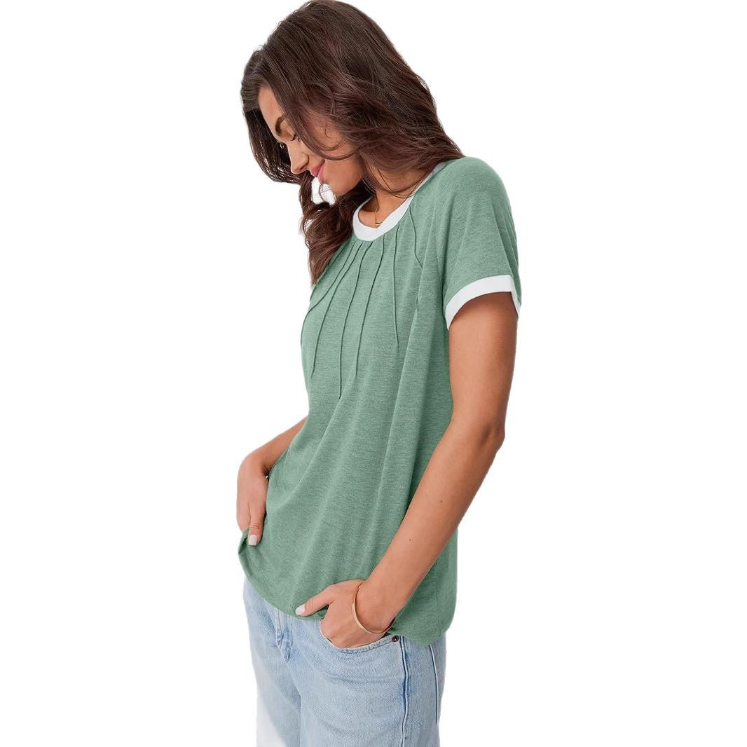 Women's folding casual top Ivyshape