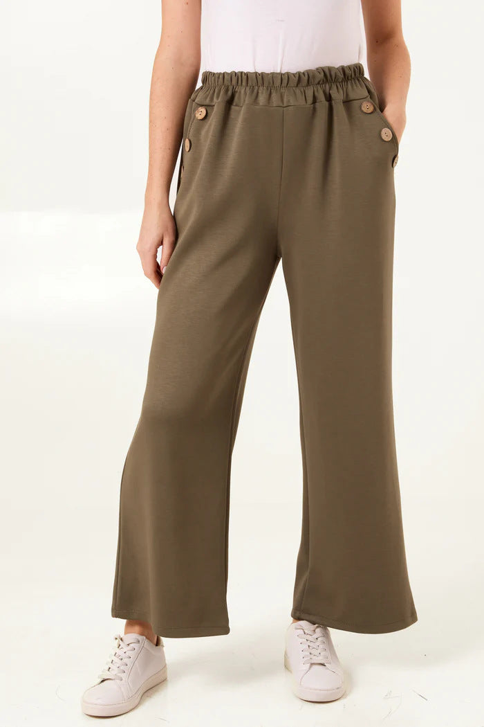 Women high-waisted wide pants Ivyshape
